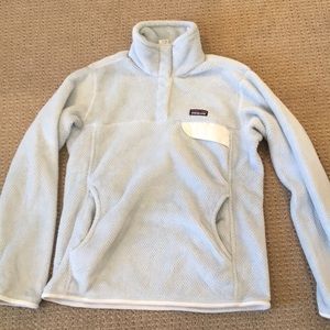 Brand new condition baby blue Patagonia pullover!